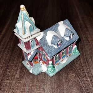 2004 Cobblestone Corners Windham Heights Christmas Village Church